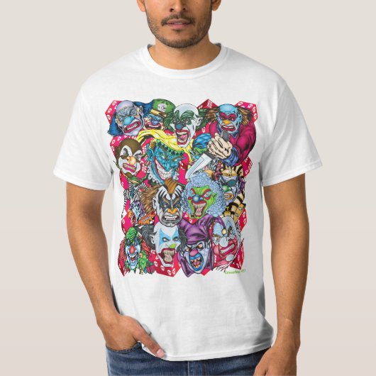 T-SHIRT CLOWNS-ALL-OVER (Devant)