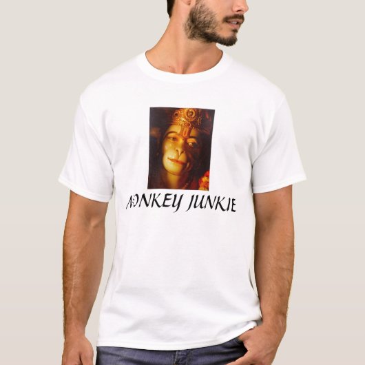 T-shirt Clsoeup de TAOS Hanuman, SINGE JUNKI… - Customisé (Devant)