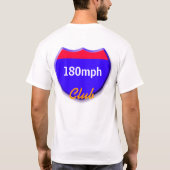 T-shirt club 180mph (Dos)