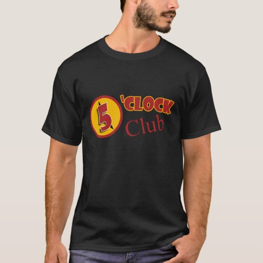 T-shirt Club 5 heures (Devant)