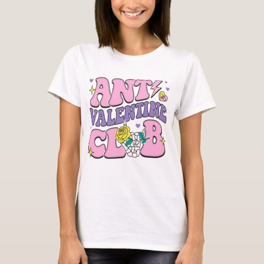 T-shirt Club anti-Valentine (Devant)