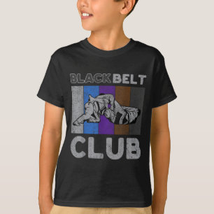 T-shirt Club Ceinture Noire Vintage BJJ Jiu Jitsu Brésilie
