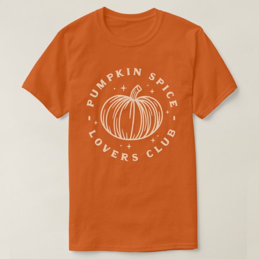 T-shirt Club citrouille des amateurs d'épices (Design devant)