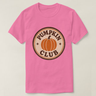 T-shirt Club Citrouille Design de citrouille Automne Vinta
