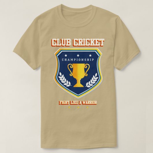 T-shirt Club cricket4 (Design devant)
