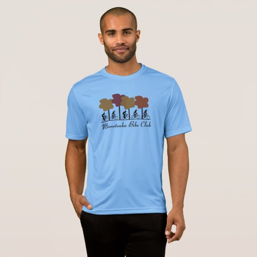 T-shirt Club cycliste Minnetonka (Devant entier)