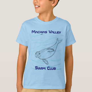 T-shirt Club de bain, club de bain de vallée de Machias