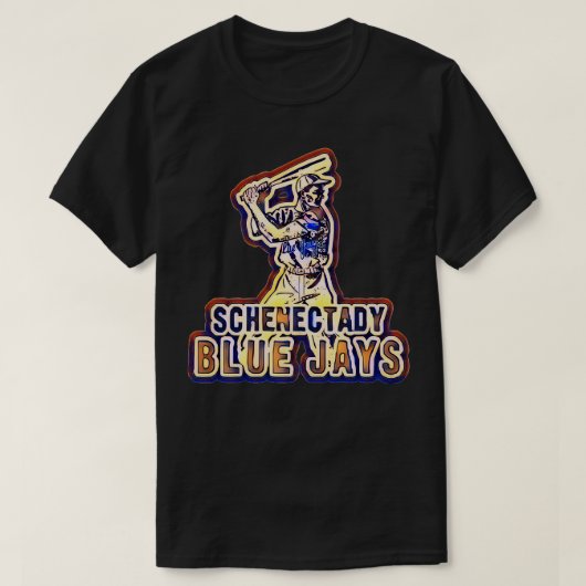 T-shirt Club de baseball Schenectady Blue Jays (Design devant)