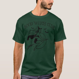 T-shirt CLUB DE BONNE SORCIÈRE Funny Halloween rétro vinta