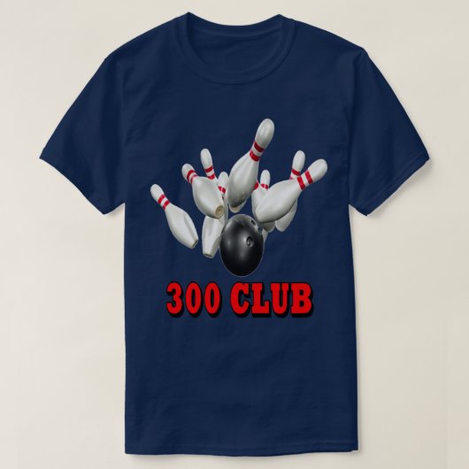 T-shirt Club de Bowling 300 (Design devant)