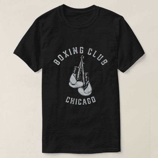 T-shirt Club de boxe Chicago (Design devant)