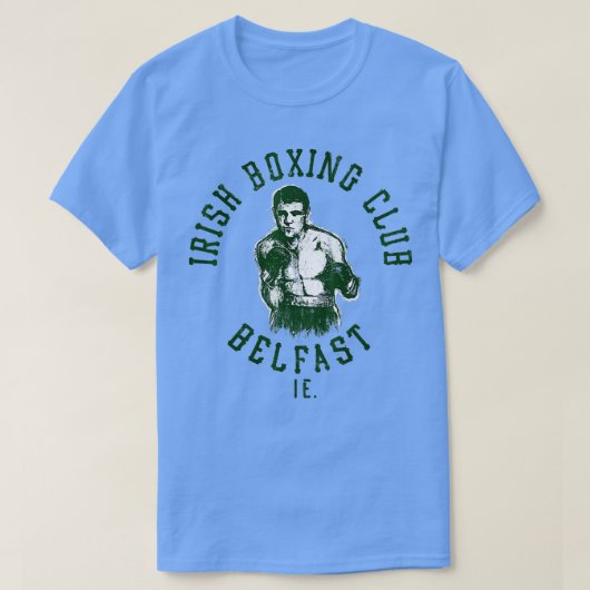 T-shirt Club de boxe irlandais Belfast (Design devant)