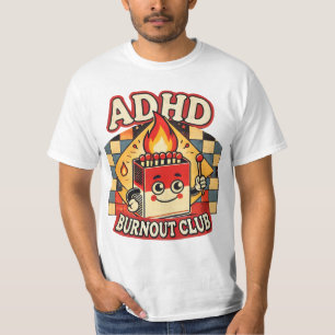 T-shirt club de burnout