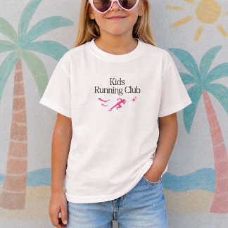 T-shirt Club de course pour enfants – Pixel Rétro Course