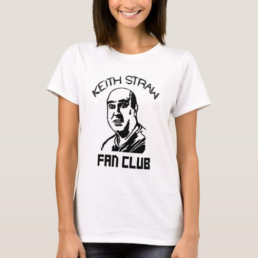 T-shirt Club de fans Keith Straw (Devant)