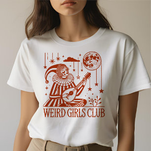 T-shirt club de filles bizarre