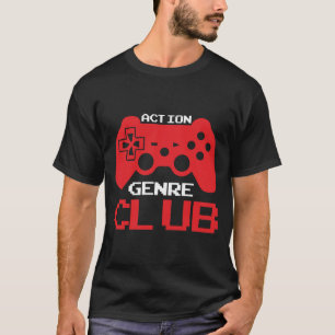 T-shirt Club de genre de jeu d'action