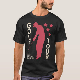T-shirt Club de golf Balle de départ Homme de golf Vintage