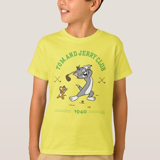 T-shirt Club de golf Tom & Jerry 1940 (Devant)