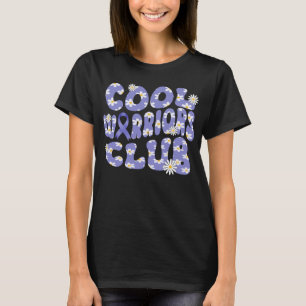 T-shirt club de guerrier cool sensibilisation au cancer de