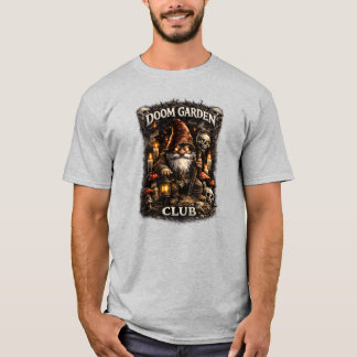 T-shirt Club de jardin apocalyptique Dark Fantasy Gnome go