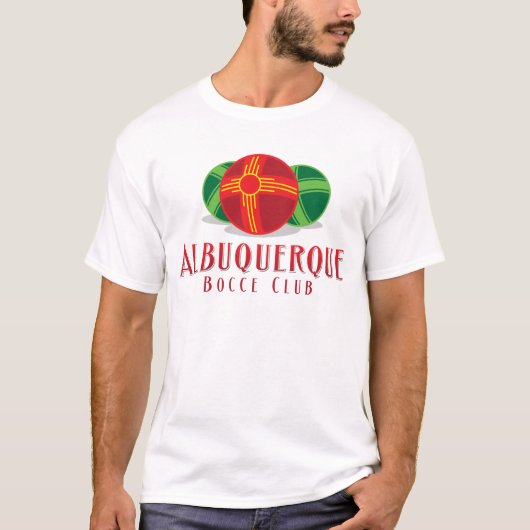 T-shirt Club de la couleur ABQ Bocce (Devant)
