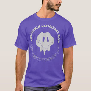 T-shirt Club de la déficience en sérotonineTDAH Santé ment