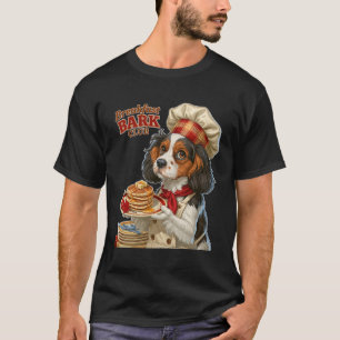 T-shirt Club de l'aboiement du petit déjeuner Chef Chien C