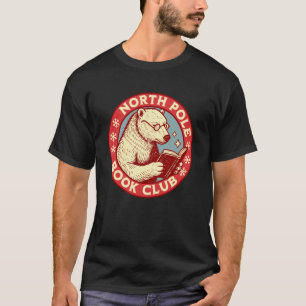 T-shirt Club de lecture du Pôle Nord Noël Livres de Noël L