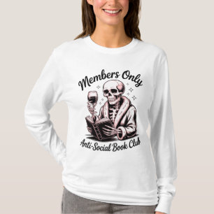 T-shirt Club de livres antisociaux