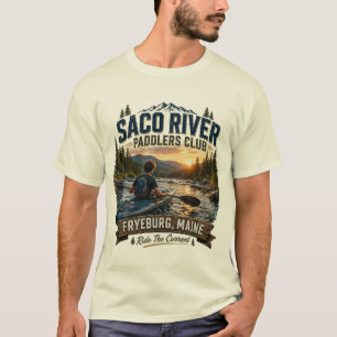 T-shirt Club de pagayeurs de la rivière Saco Fryeburg Main