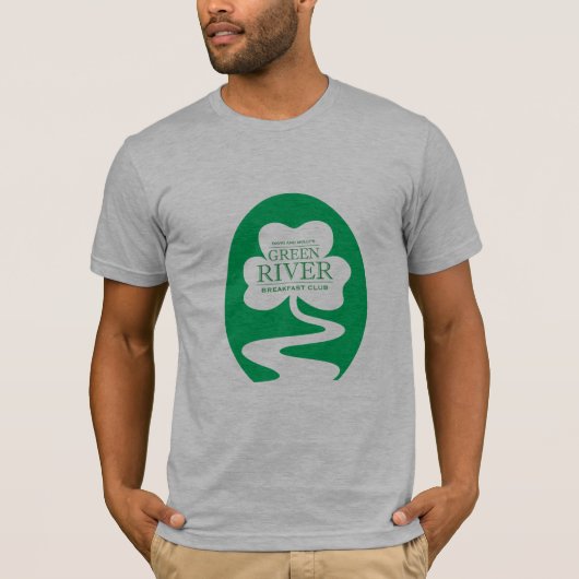 T-shirt Club de petit déjeuner de la rivière Green (Devant)