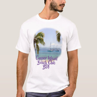 T-shirt Club de plage d'île de tonnelier