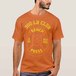 T-shirt Club De Presse De Banc De 300 Livres Gym