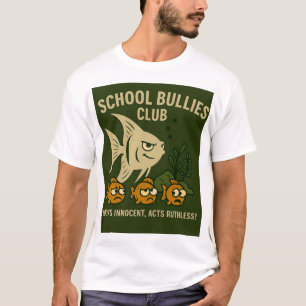 T-shirt Club de puces scolaires Funny Aquarium