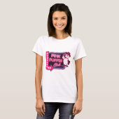 T-shirt Club de Puffin rose (Devant entier)
