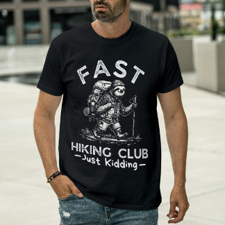 T-shirt Club de Randonnée Rapide Blague drôle de Paresseux