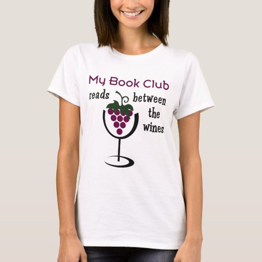 T-shirt Club de réservation de vin (Devant)