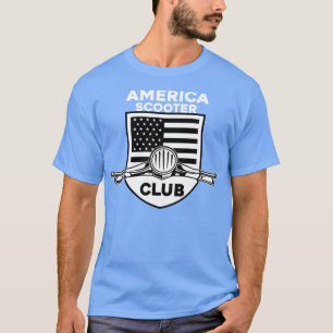 T-SHIRT CLUB DE SCOOTER AMÉRICAIN