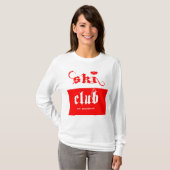 T-shirt club de ski polonais (Devant entier)