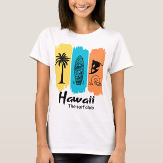 T-shirt Club de surf rétro Hawaï