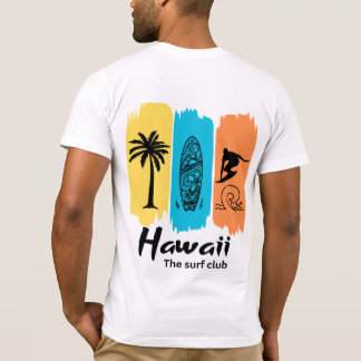 T-shirt Club de surf rétro Hawaï