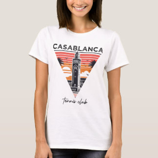 T-shirt club de tennis de casablanca Vintage