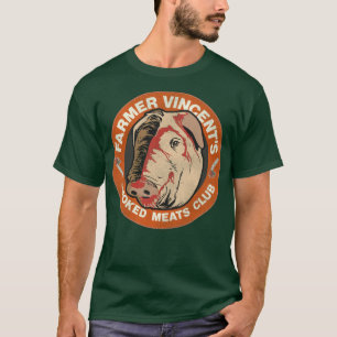 T-shirt Club de viandes fumées Vincents fermiers