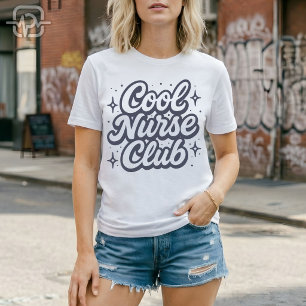T-shirt Club des infirmières cool rétro soins de santé