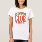 T-shirt Club des introvertis (Devant)