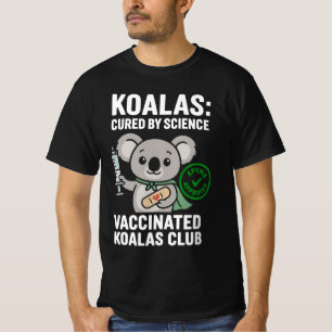 T-shirt Club des Koalas Vaccinés Koala de Dessin Animé M