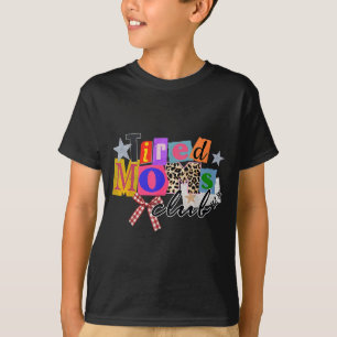T-shirt Club des mamans fatiguées Amateur de café drôle Vi