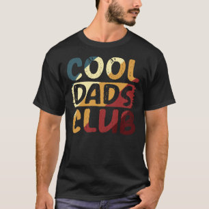 T-shirt Club des papas cool vintage graphique rétro en dét