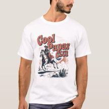Club des Papas Cool Western Cowboy Papa drôle